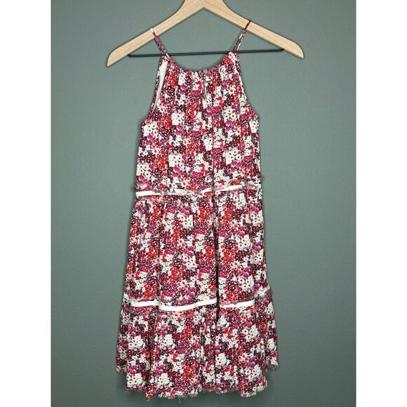 Nordstrom Girls Gauze Floral Tiered Lightweight Sundress Large 10-12 NWOT - Picture 2 of 13